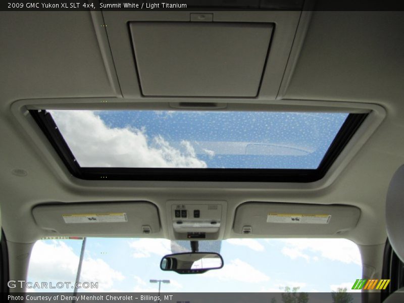 Summit White / Light Titanium 2009 GMC Yukon XL SLT 4x4