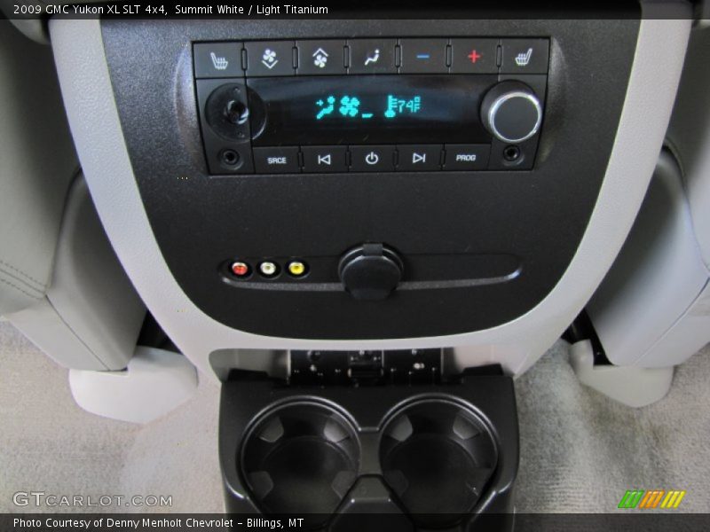 Summit White / Light Titanium 2009 GMC Yukon XL SLT 4x4
