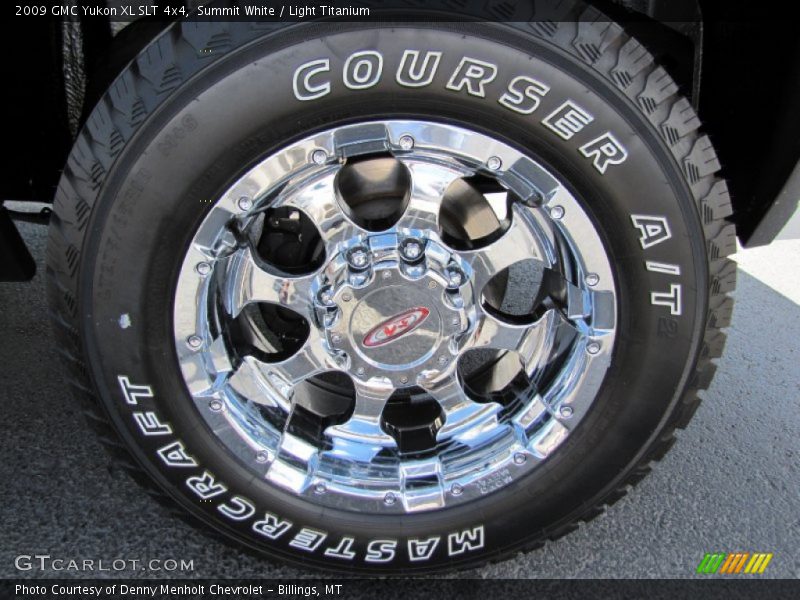 Summit White / Light Titanium 2009 GMC Yukon XL SLT 4x4