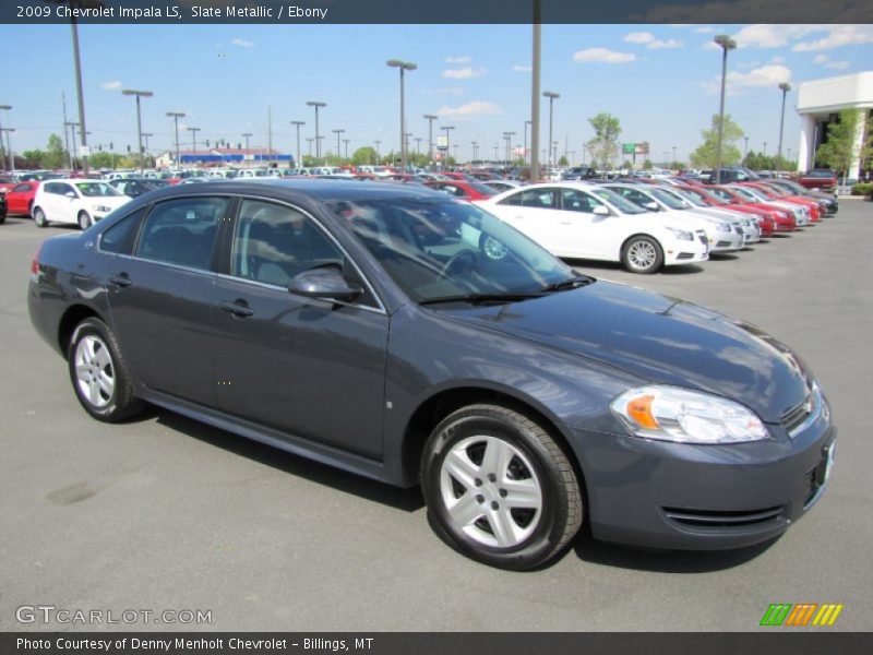 Slate Metallic / Ebony 2009 Chevrolet Impala LS