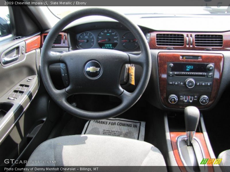 Slate Metallic / Ebony 2009 Chevrolet Impala LS
