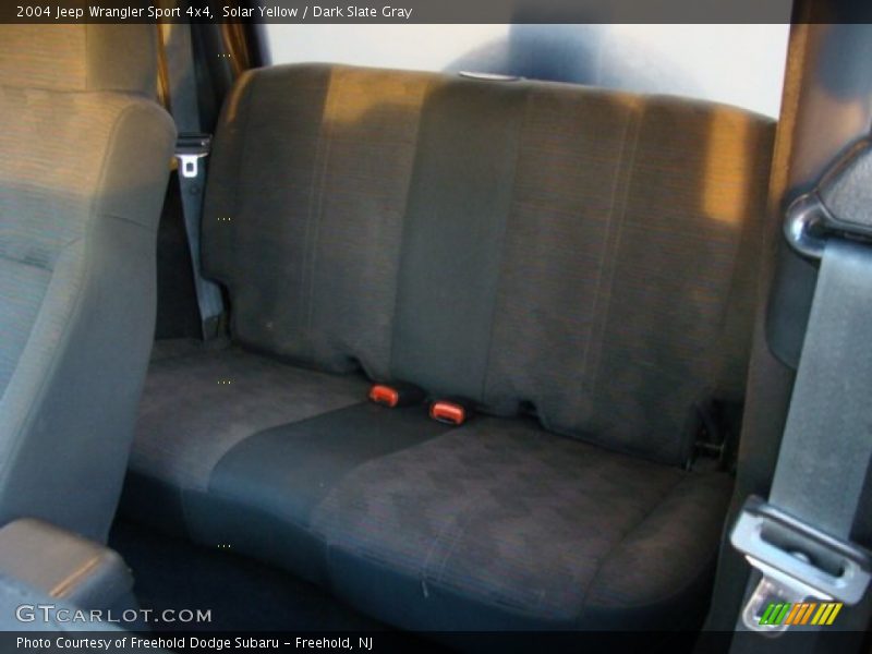 Solar Yellow / Dark Slate Gray 2004 Jeep Wrangler Sport 4x4