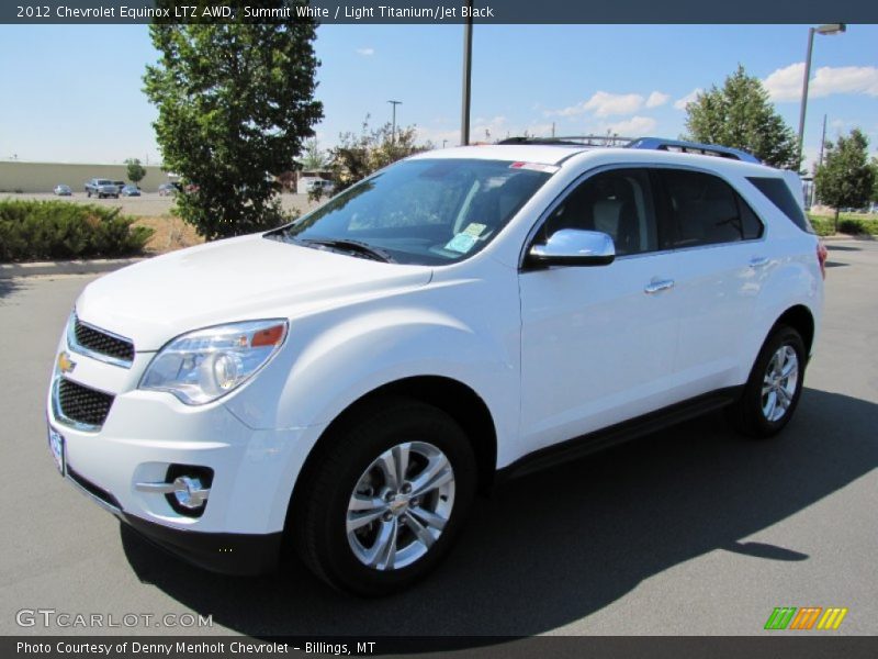 Summit White / Light Titanium/Jet Black 2012 Chevrolet Equinox LTZ AWD