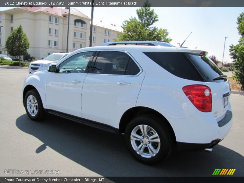 Summit White / Light Titanium/Jet Black 2012 Chevrolet Equinox LTZ AWD