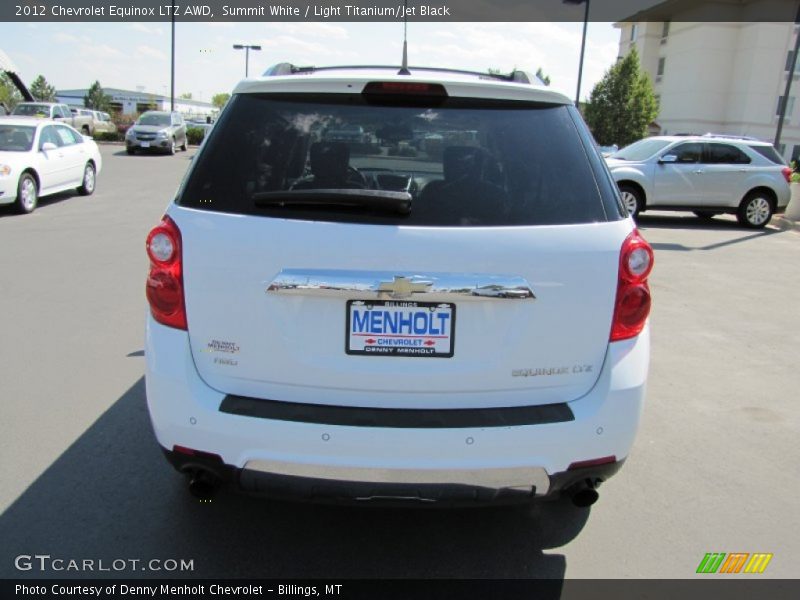 Summit White / Light Titanium/Jet Black 2012 Chevrolet Equinox LTZ AWD
