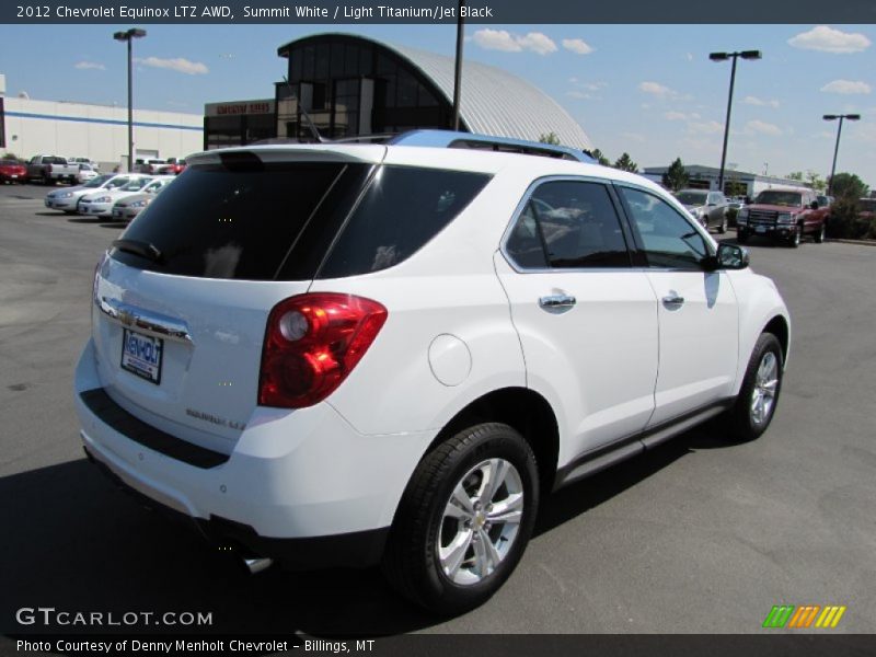 Summit White / Light Titanium/Jet Black 2012 Chevrolet Equinox LTZ AWD