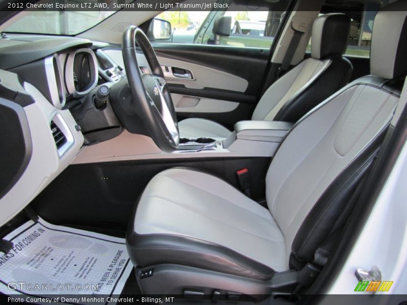 Summit White / Light Titanium/Jet Black 2012 Chevrolet Equinox LTZ AWD