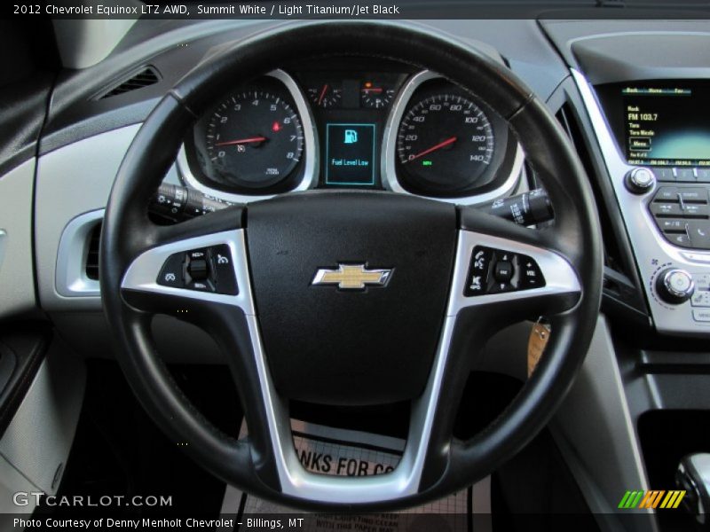 Summit White / Light Titanium/Jet Black 2012 Chevrolet Equinox LTZ AWD