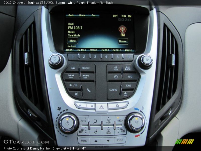 Summit White / Light Titanium/Jet Black 2012 Chevrolet Equinox LTZ AWD