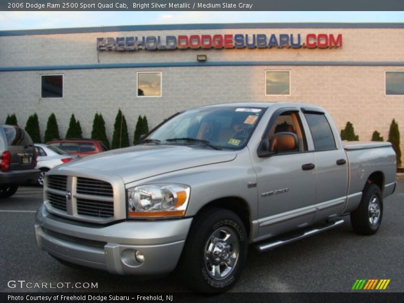 Bright Silver Metallic / Medium Slate Gray 2006 Dodge Ram 2500 Sport Quad Cab