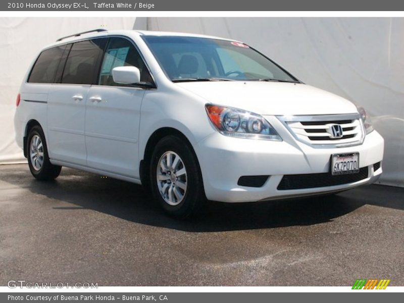 Taffeta White / Beige 2010 Honda Odyssey EX-L