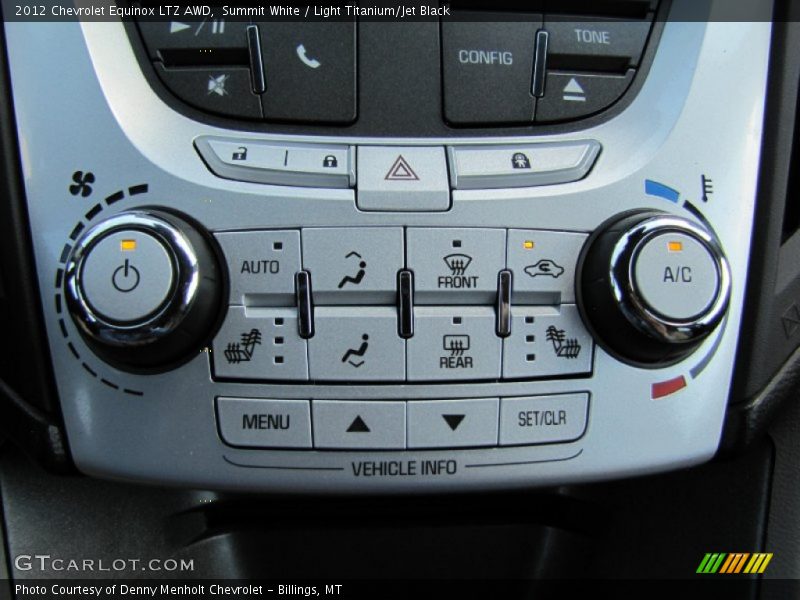 Summit White / Light Titanium/Jet Black 2012 Chevrolet Equinox LTZ AWD