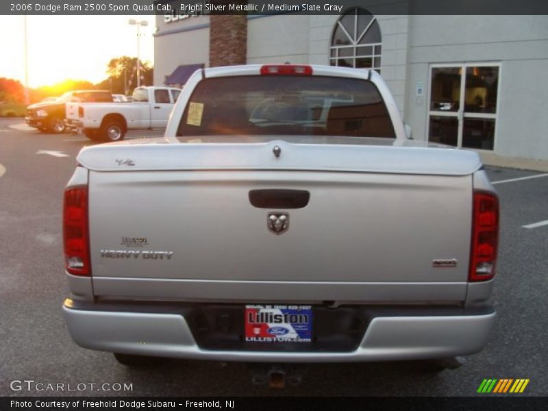 Bright Silver Metallic / Medium Slate Gray 2006 Dodge Ram 2500 Sport Quad Cab