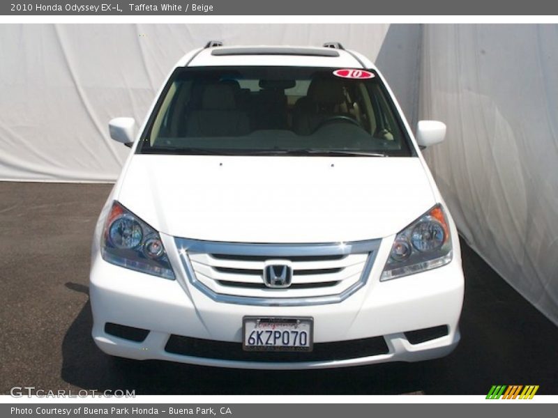 Taffeta White / Beige 2010 Honda Odyssey EX-L