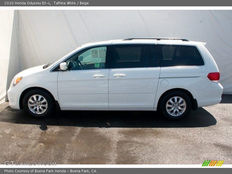 Taffeta White / Beige 2010 Honda Odyssey EX-L