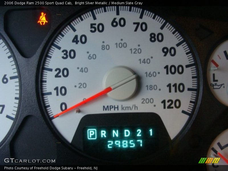 Bright Silver Metallic / Medium Slate Gray 2006 Dodge Ram 2500 Sport Quad Cab