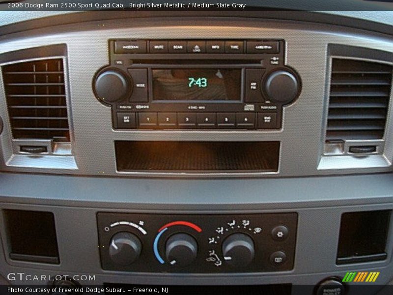 Controls of 2006 Ram 2500 Sport Quad Cab