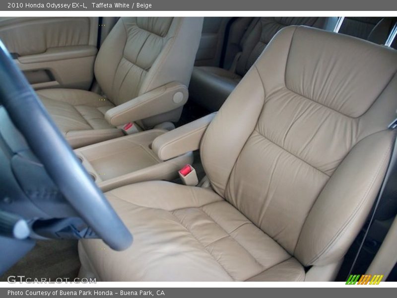 Taffeta White / Beige 2010 Honda Odyssey EX-L