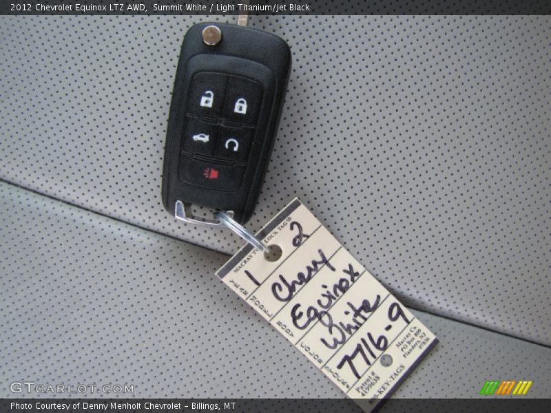 Summit White / Light Titanium/Jet Black 2012 Chevrolet Equinox LTZ AWD