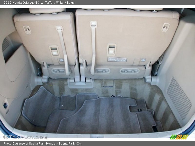 Taffeta White / Beige 2010 Honda Odyssey EX-L