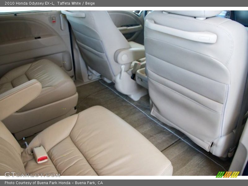 Taffeta White / Beige 2010 Honda Odyssey EX-L