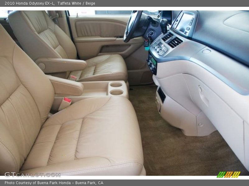 Taffeta White / Beige 2010 Honda Odyssey EX-L
