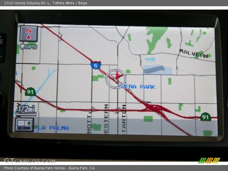 Taffeta White / Beige 2010 Honda Odyssey EX-L