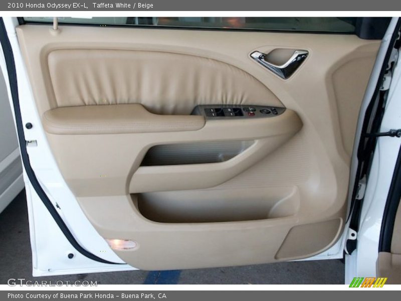 Taffeta White / Beige 2010 Honda Odyssey EX-L