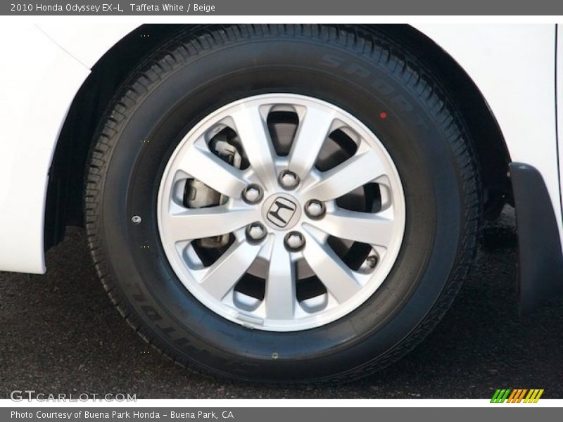 Taffeta White / Beige 2010 Honda Odyssey EX-L
