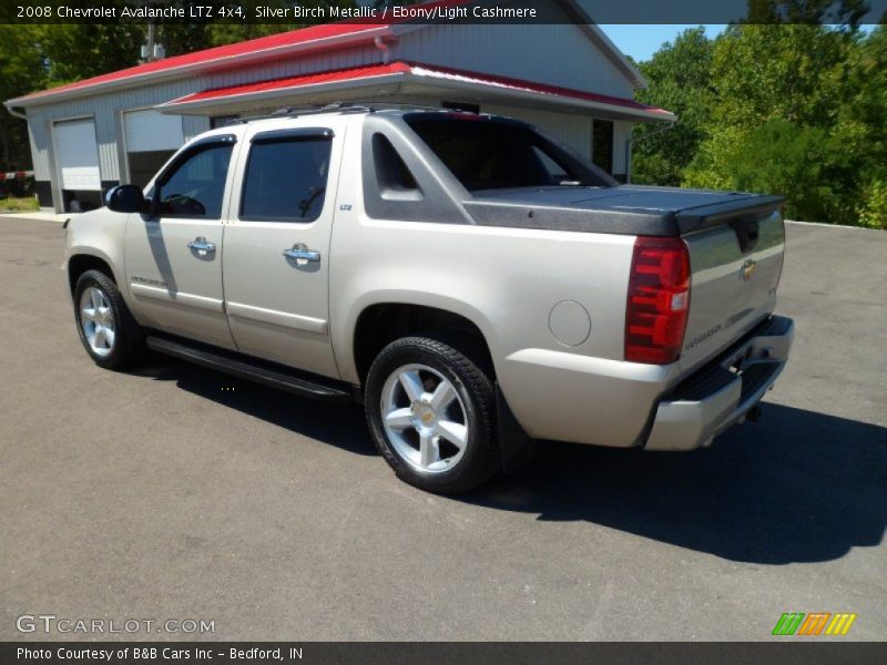 Silver Birch Metallic / Ebony/Light Cashmere 2008 Chevrolet Avalanche LTZ 4x4
