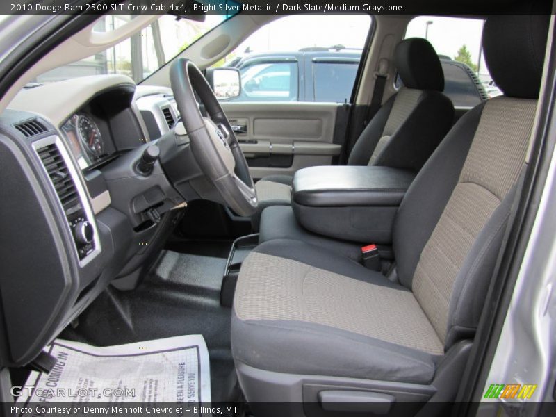 Bright Silver Metallic / Dark Slate/Medium Graystone 2010 Dodge Ram 2500 SLT Crew Cab 4x4