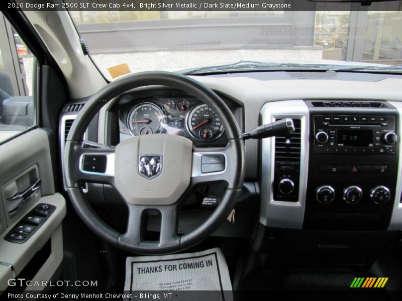 Bright Silver Metallic / Dark Slate/Medium Graystone 2010 Dodge Ram 2500 SLT Crew Cab 4x4