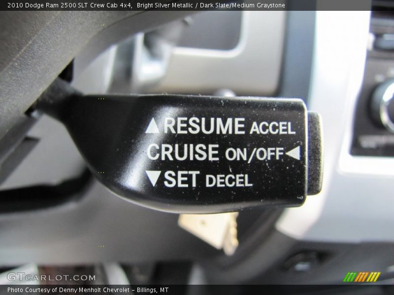 Bright Silver Metallic / Dark Slate/Medium Graystone 2010 Dodge Ram 2500 SLT Crew Cab 4x4