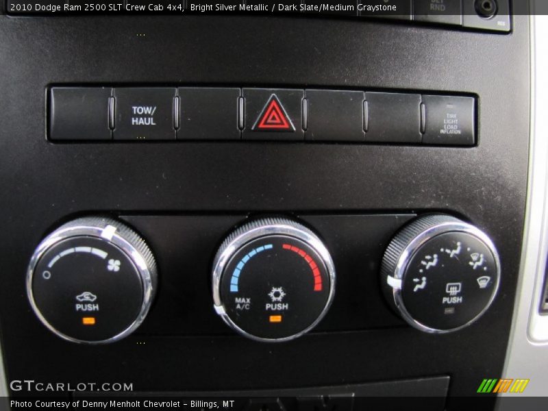 Bright Silver Metallic / Dark Slate/Medium Graystone 2010 Dodge Ram 2500 SLT Crew Cab 4x4