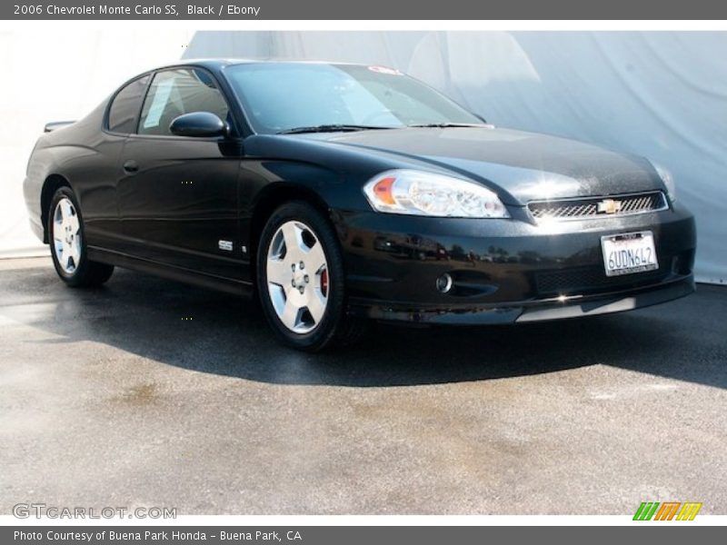 Black / Ebony 2006 Chevrolet Monte Carlo SS