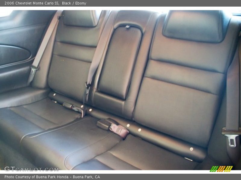 Rear Seat of 2006 Monte Carlo SS