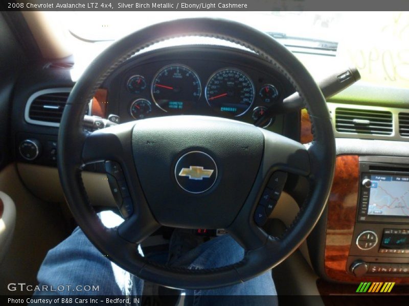 Silver Birch Metallic / Ebony/Light Cashmere 2008 Chevrolet Avalanche LTZ 4x4