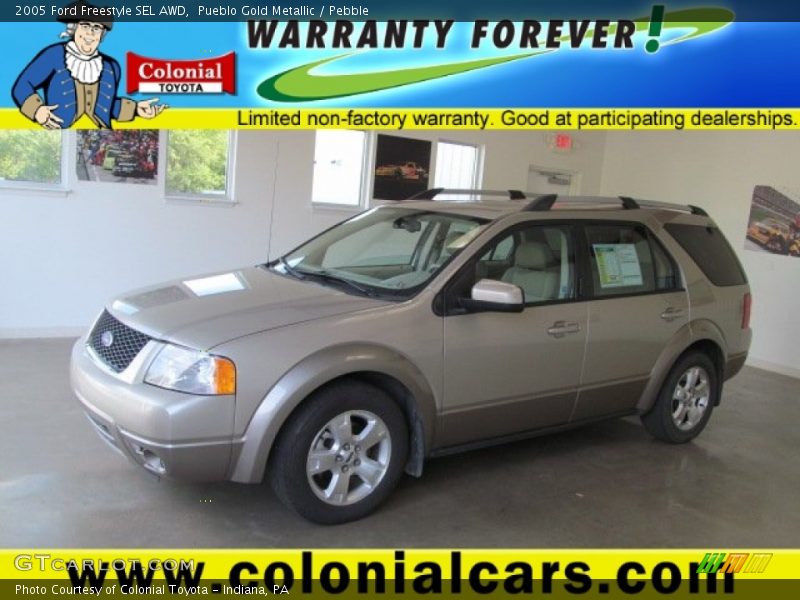 Pueblo Gold Metallic / Pebble 2005 Ford Freestyle SEL AWD