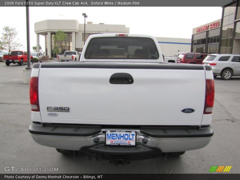Oxford White / Medium Flint 2006 Ford F350 Super Duty XLT Crew Cab 4x4