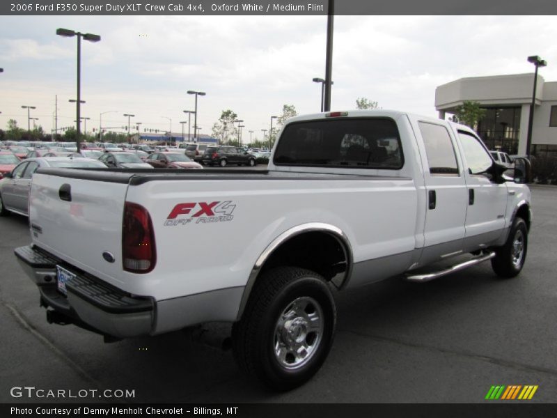 Oxford White / Medium Flint 2006 Ford F350 Super Duty XLT Crew Cab 4x4