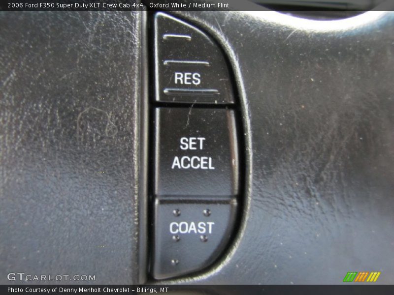 Oxford White / Medium Flint 2006 Ford F350 Super Duty XLT Crew Cab 4x4