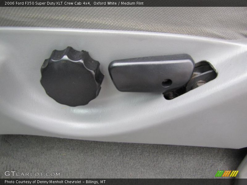 Oxford White / Medium Flint 2006 Ford F350 Super Duty XLT Crew Cab 4x4
