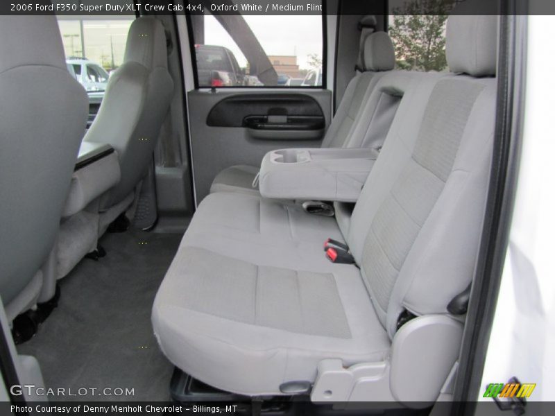 Oxford White / Medium Flint 2006 Ford F350 Super Duty XLT Crew Cab 4x4