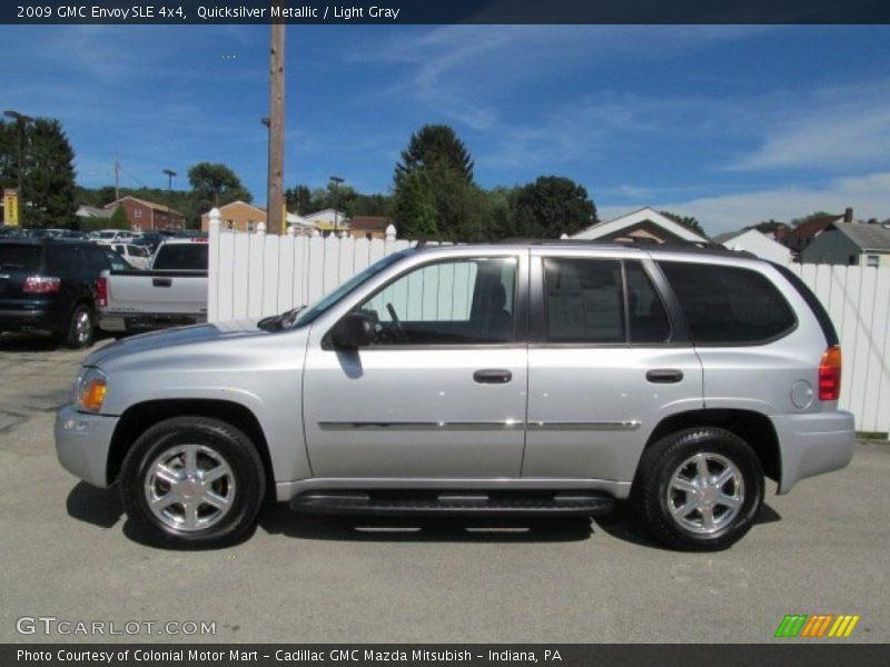 Quicksilver Metallic / Light Gray 2009 GMC Envoy SLE 4x4