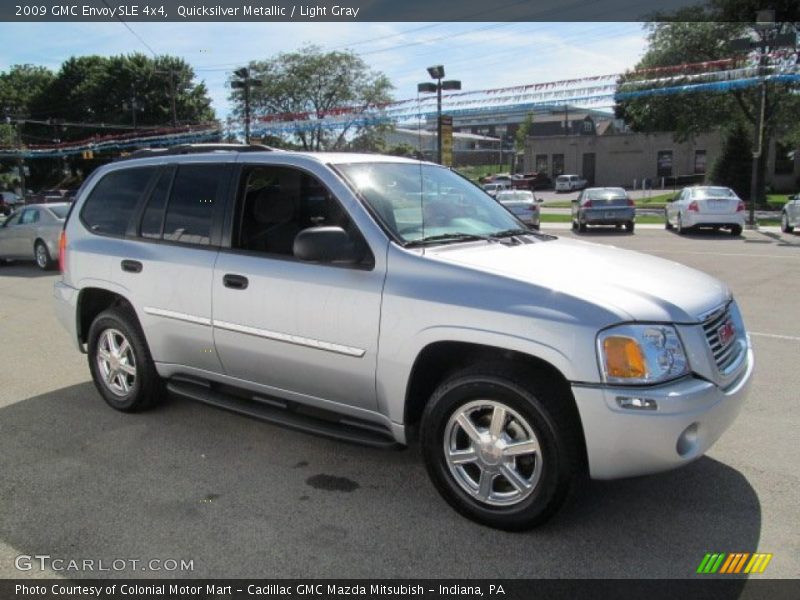 Quicksilver Metallic / Light Gray 2009 GMC Envoy SLE 4x4