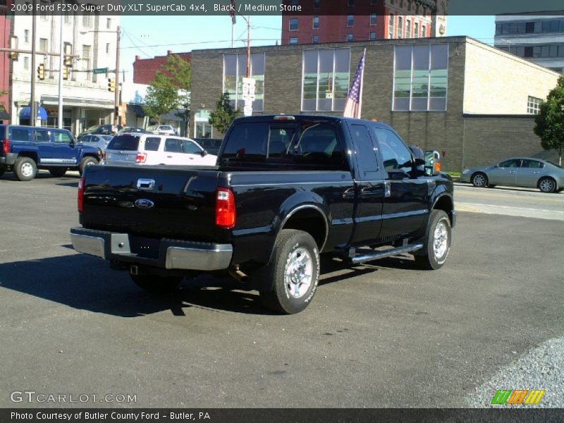 Black / Medium Stone 2009 Ford F250 Super Duty XLT SuperCab 4x4