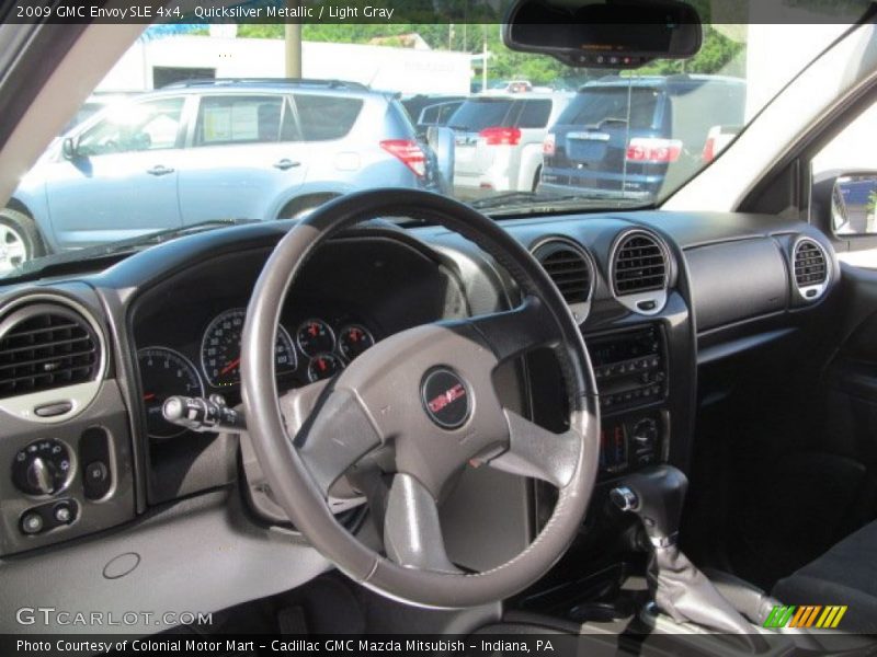 Quicksilver Metallic / Light Gray 2009 GMC Envoy SLE 4x4