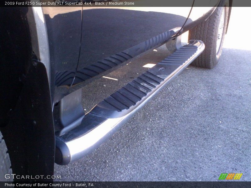 Black / Medium Stone 2009 Ford F250 Super Duty XLT SuperCab 4x4