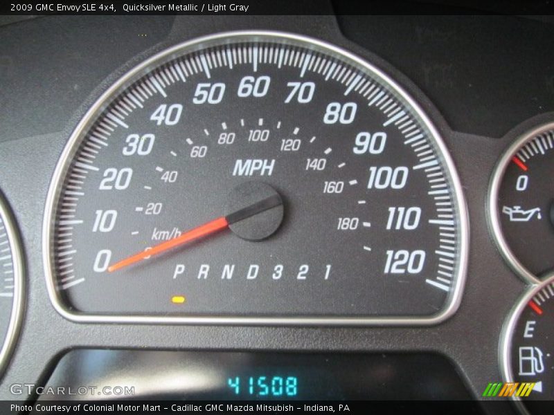 Quicksilver Metallic / Light Gray 2009 GMC Envoy SLE 4x4