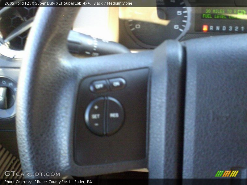 Black / Medium Stone 2009 Ford F250 Super Duty XLT SuperCab 4x4